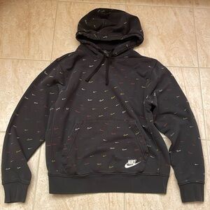 Nike Swoosh Hoodie Black
